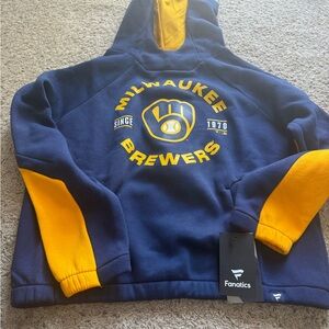 Fanatics Navy and Gold Hoodie